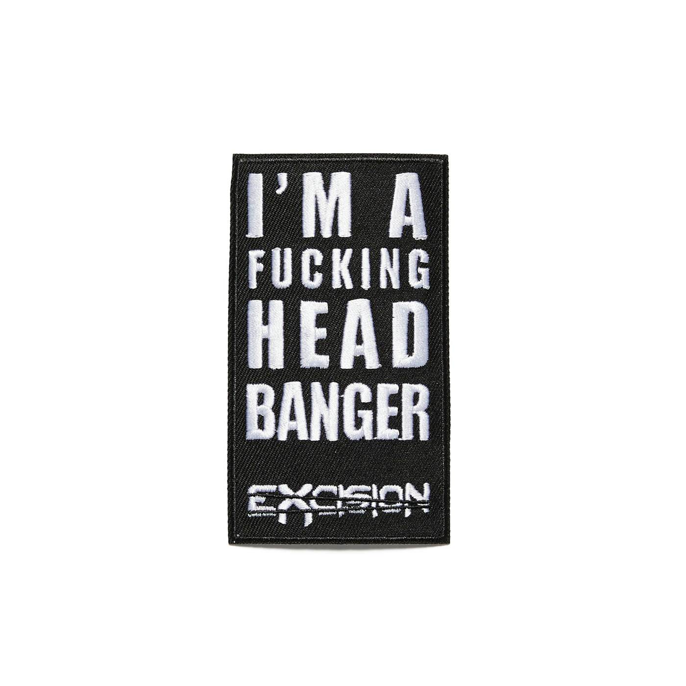 Excision 'Headbanger' Patch - 4" x 2.25"