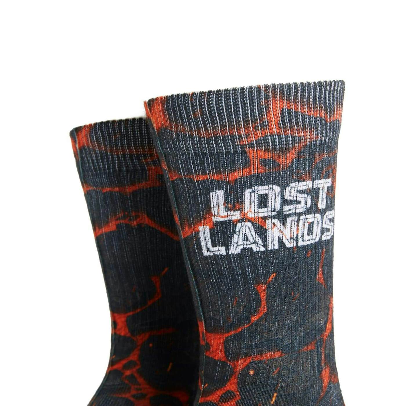 Excision Lost Lands 'Magma' Socks (Red)