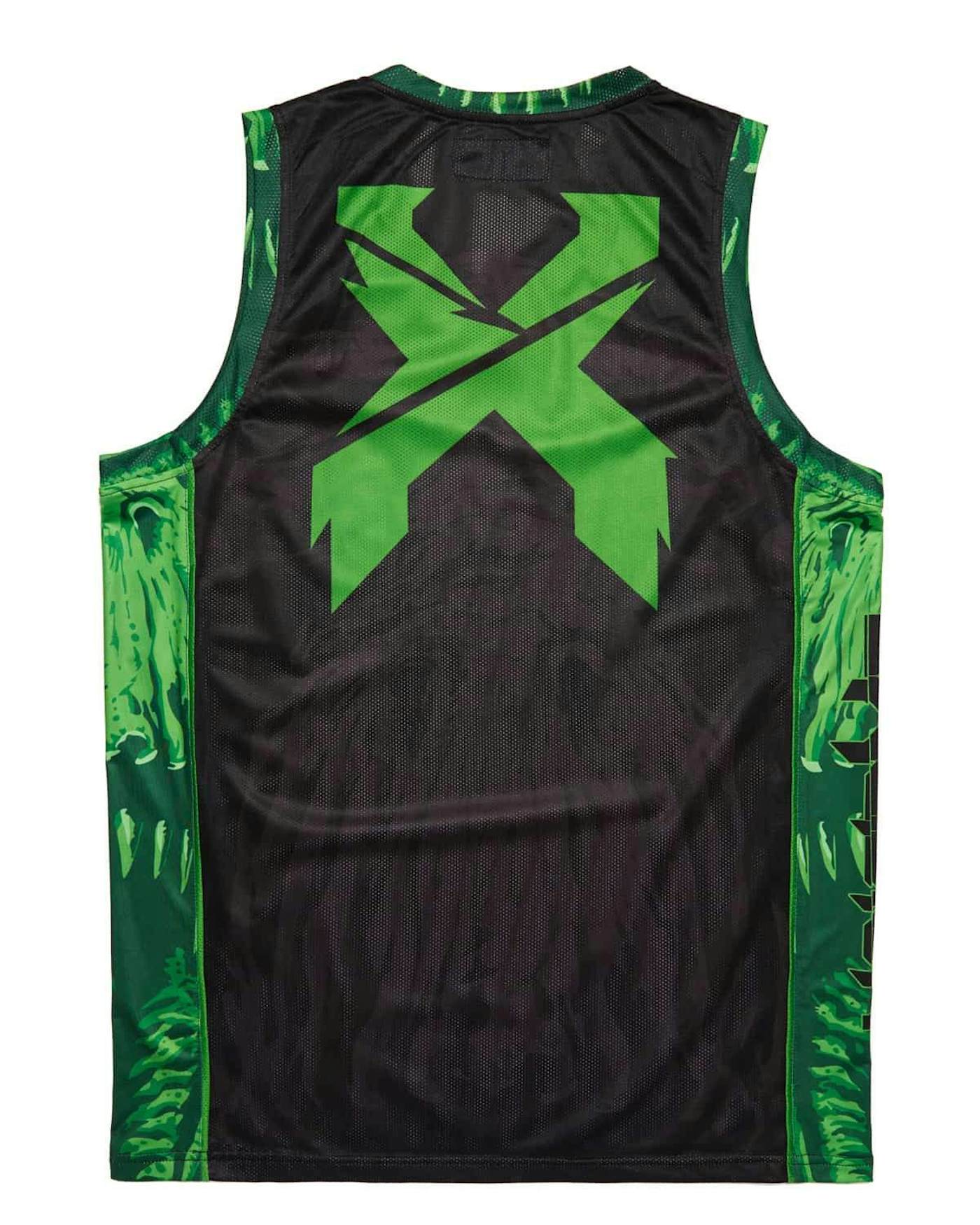 Lost Lands 'Rex' Baseball Jersey (Black/Green)