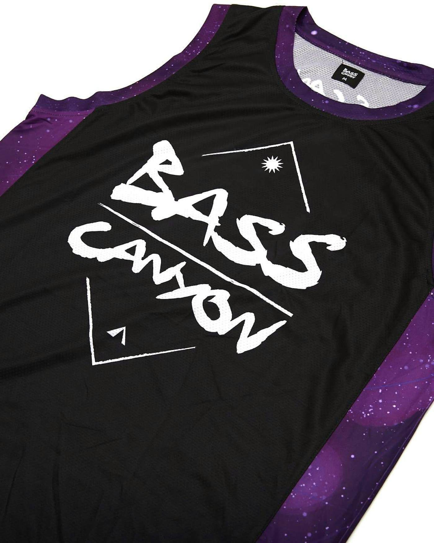 Excision 'Bass Canyon' Basketball Jersey - Black/Purple