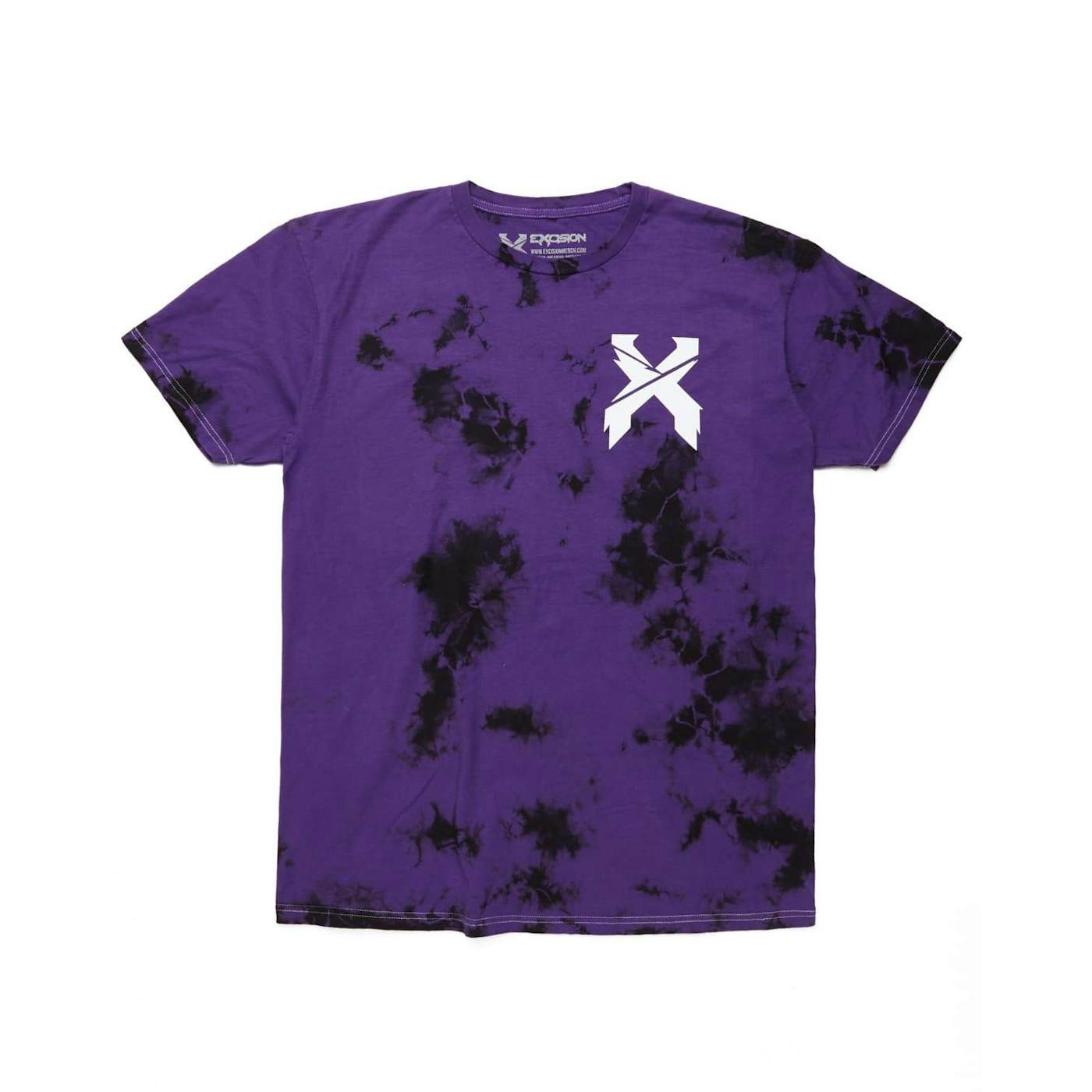 Excision Evolution Tour Tie Dye Tee - Purple/Black