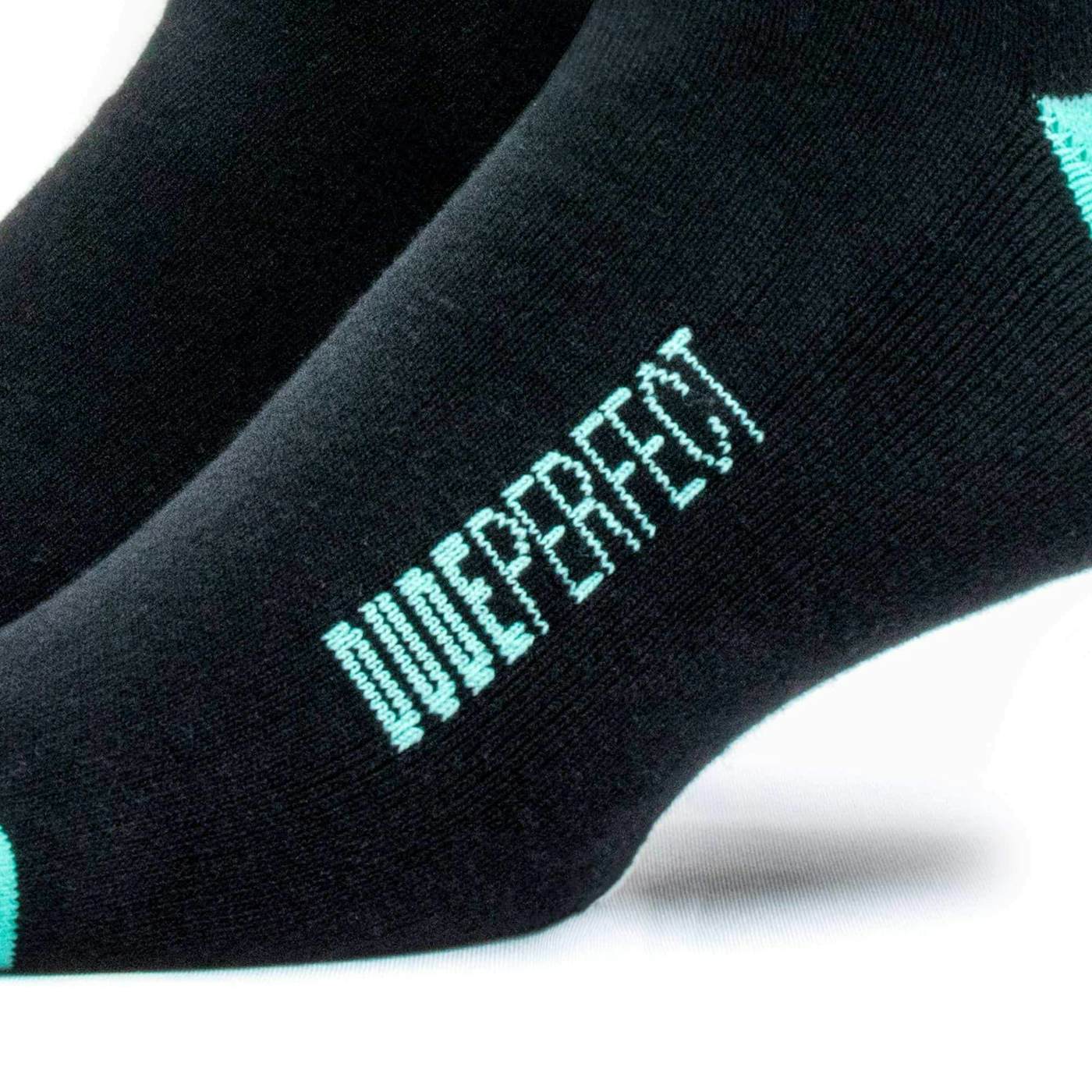 Dude Perfect Black // Green Socks
