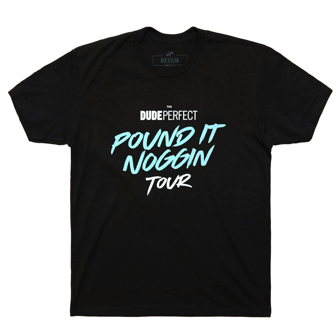 Dude Perfect Official Pound It Noggin Tour 2019 Tee w/ Tour Dates