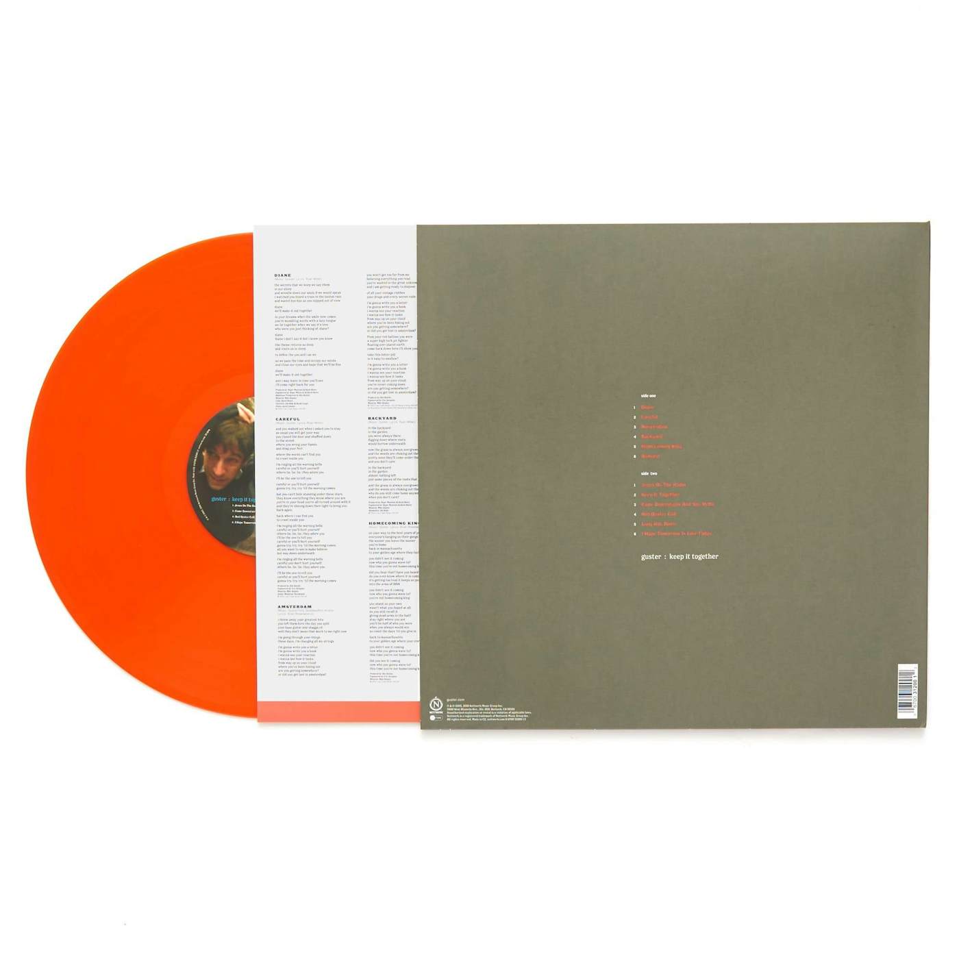 Guster 'Keep It Together' 12" Vinyl LP - Translucent Orange Crush