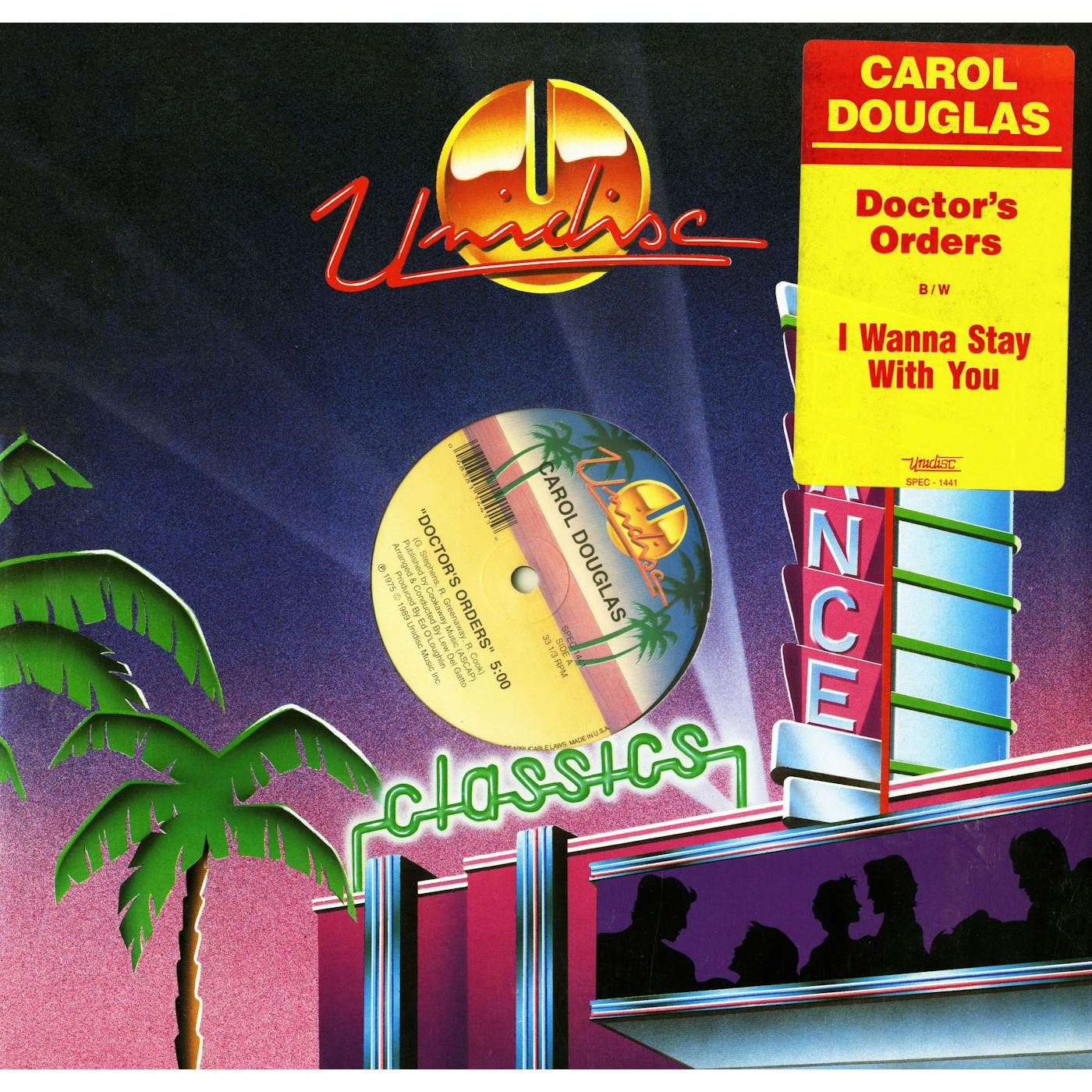 Carol Douglas - Doctor's Orders/I Wanna Stay With You (Vinyl)