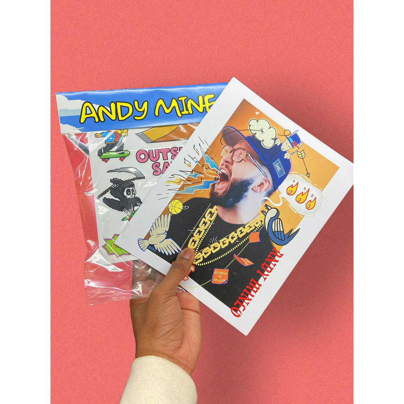 Andy Mineo Andy Laptop Sticker/Poster Pack