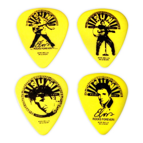 Elvis Presley Guitar Picks, 4 Pack