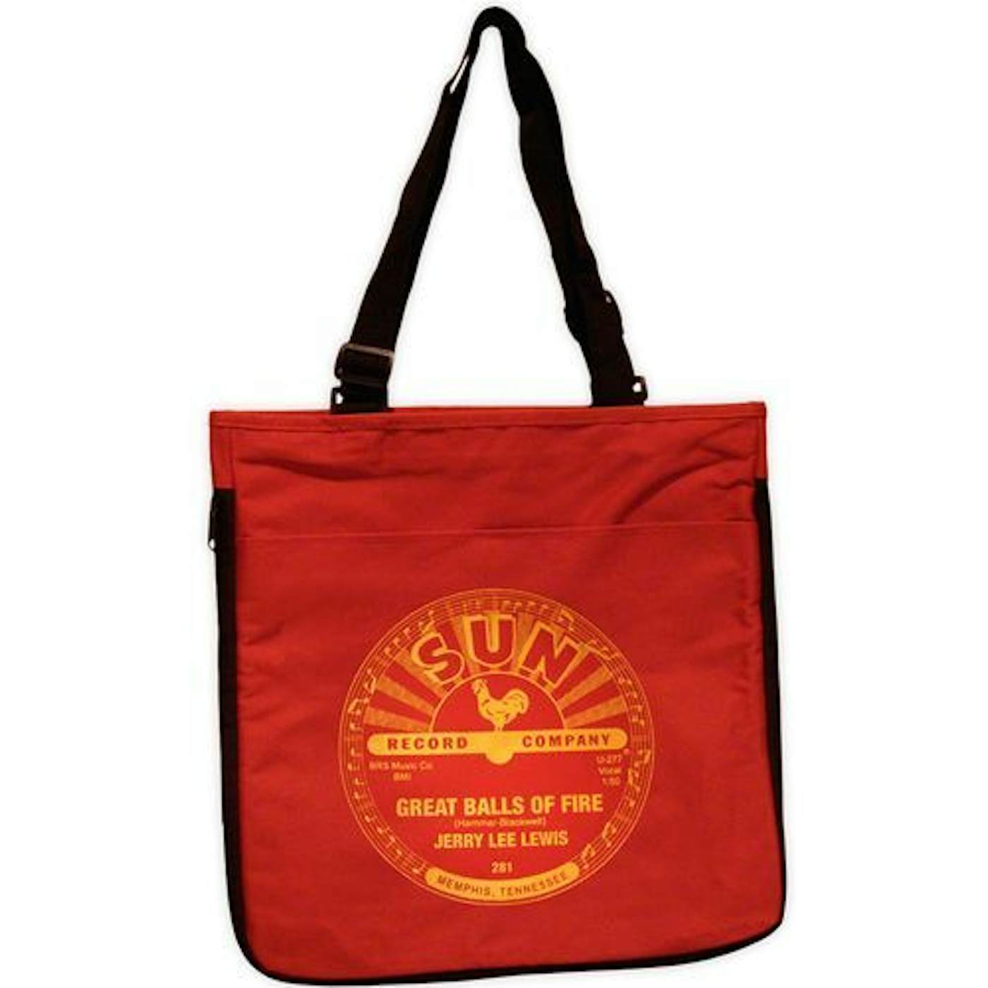 Jerry Lee Lewis Great Balls of Fire Tote Bag - Red