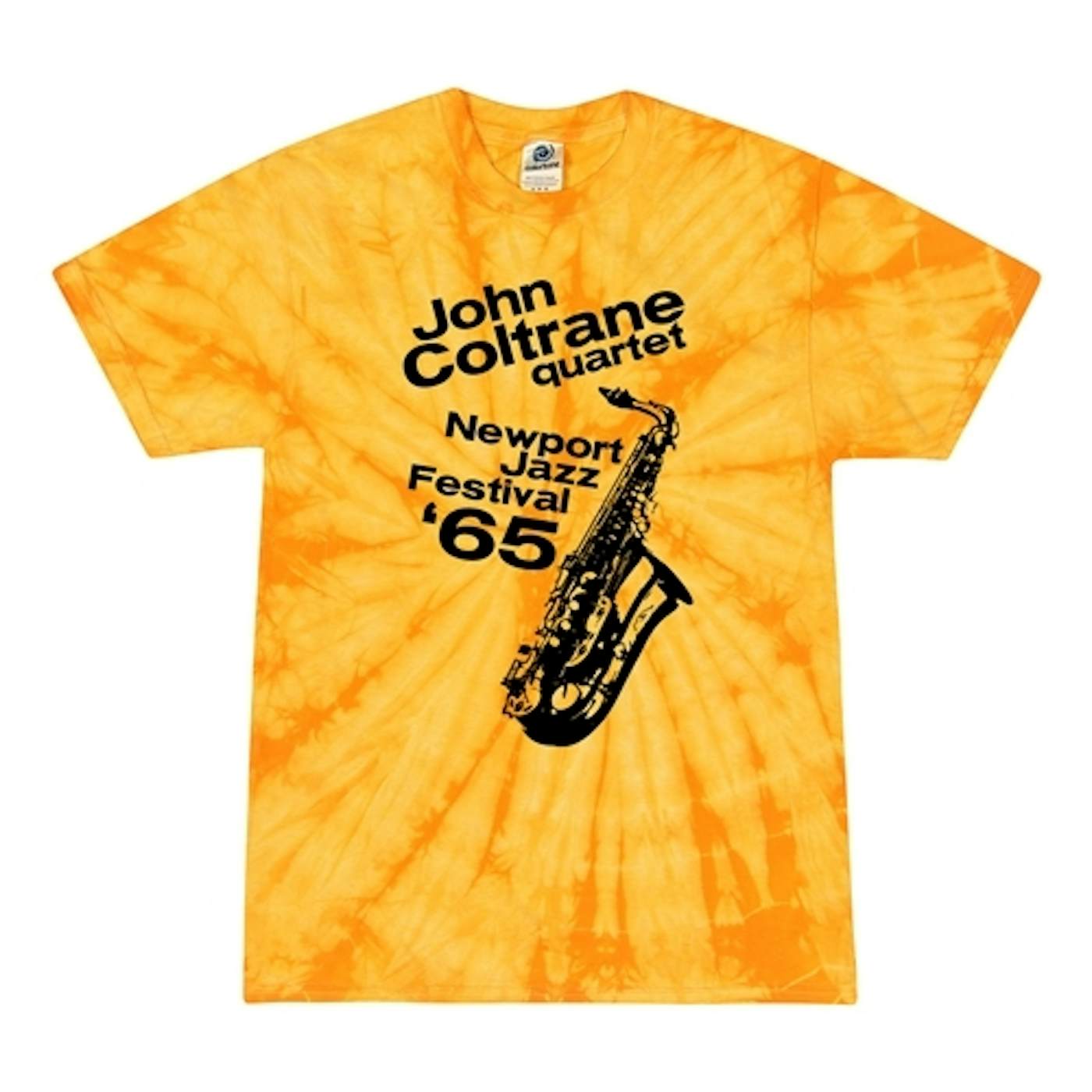 John Coltrane At Newport Jazz Festival Tie-Dye T-Shirt