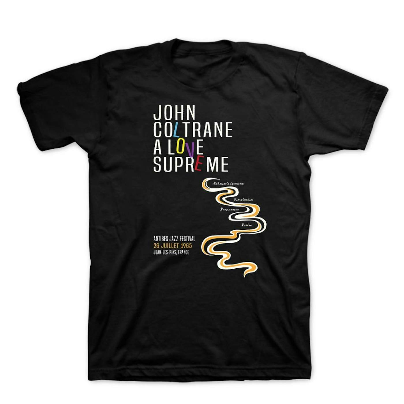 John Coltrane A Love Supreme at Antibes Jazz Festival T-shirt