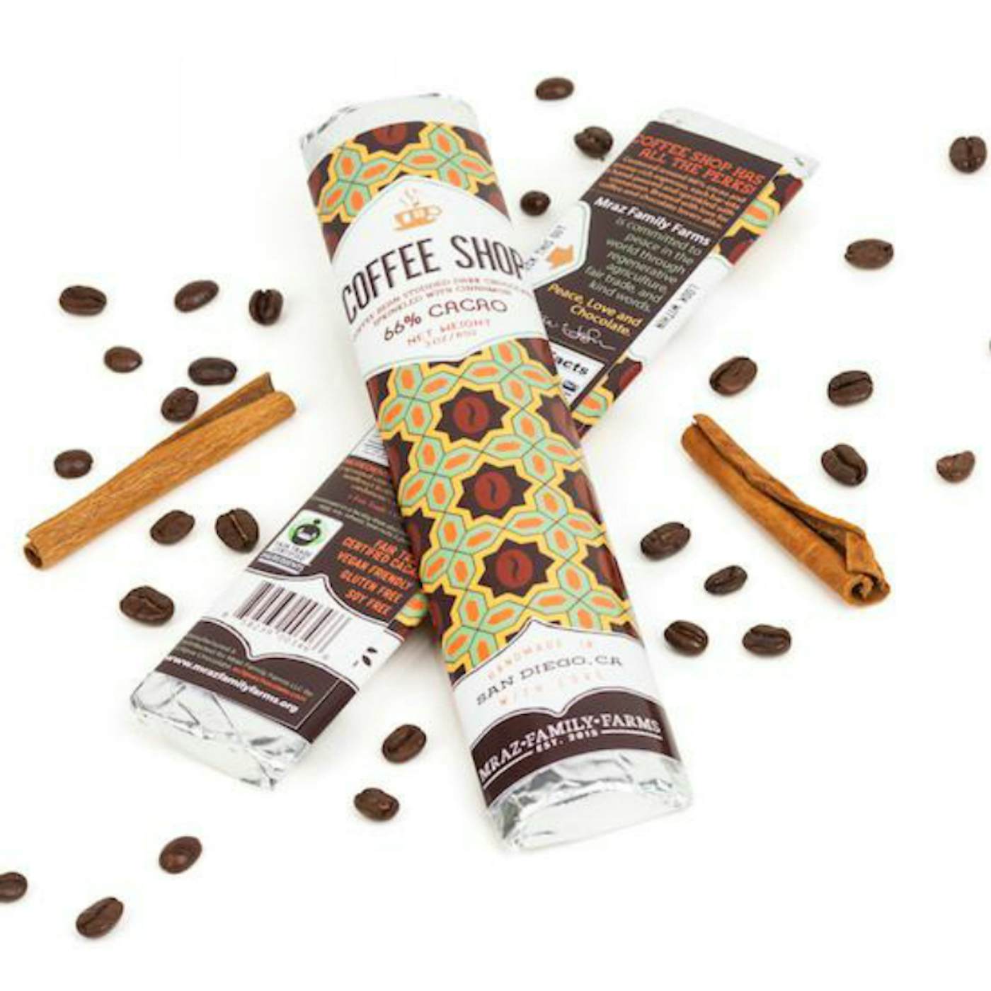 Jason Mraz Organic Chocolate Bars - Coffee Shop