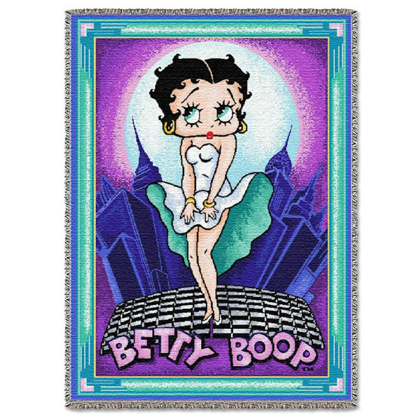 Betty Boop Cool Breeze Tapestry Throw