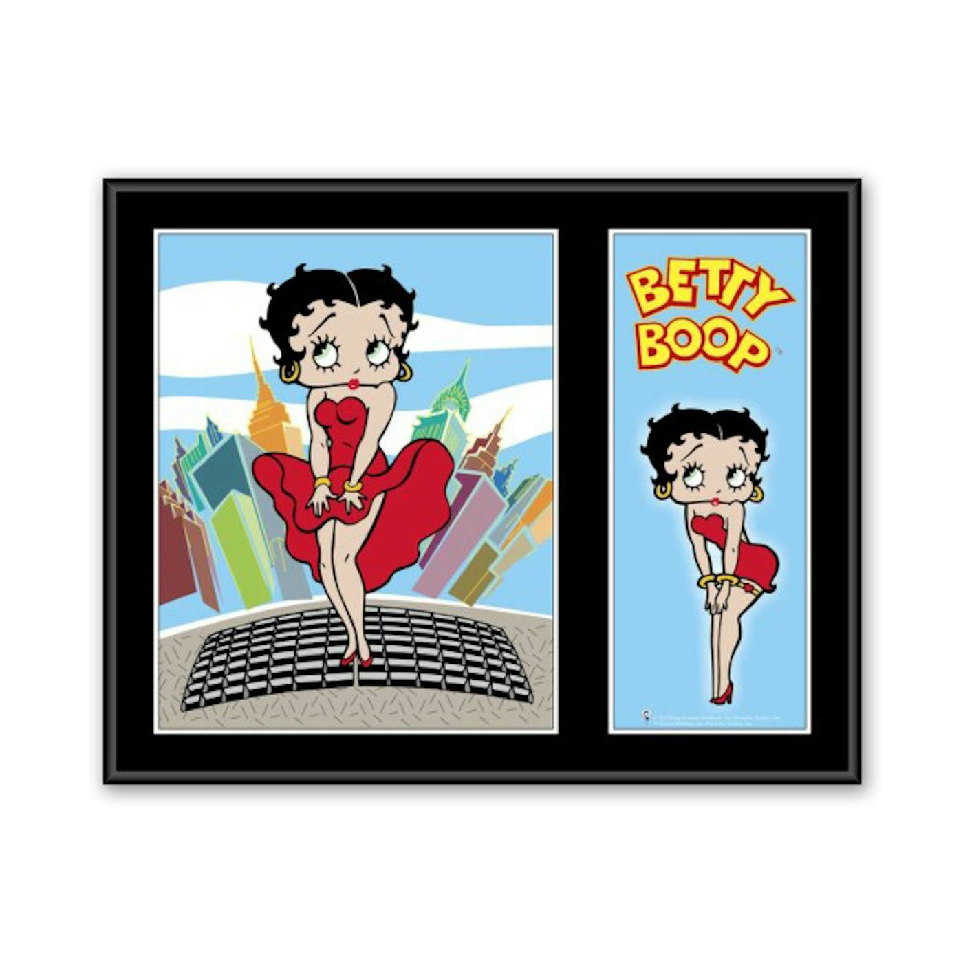 Betty Boop In The City 12x15" Wall Plaque