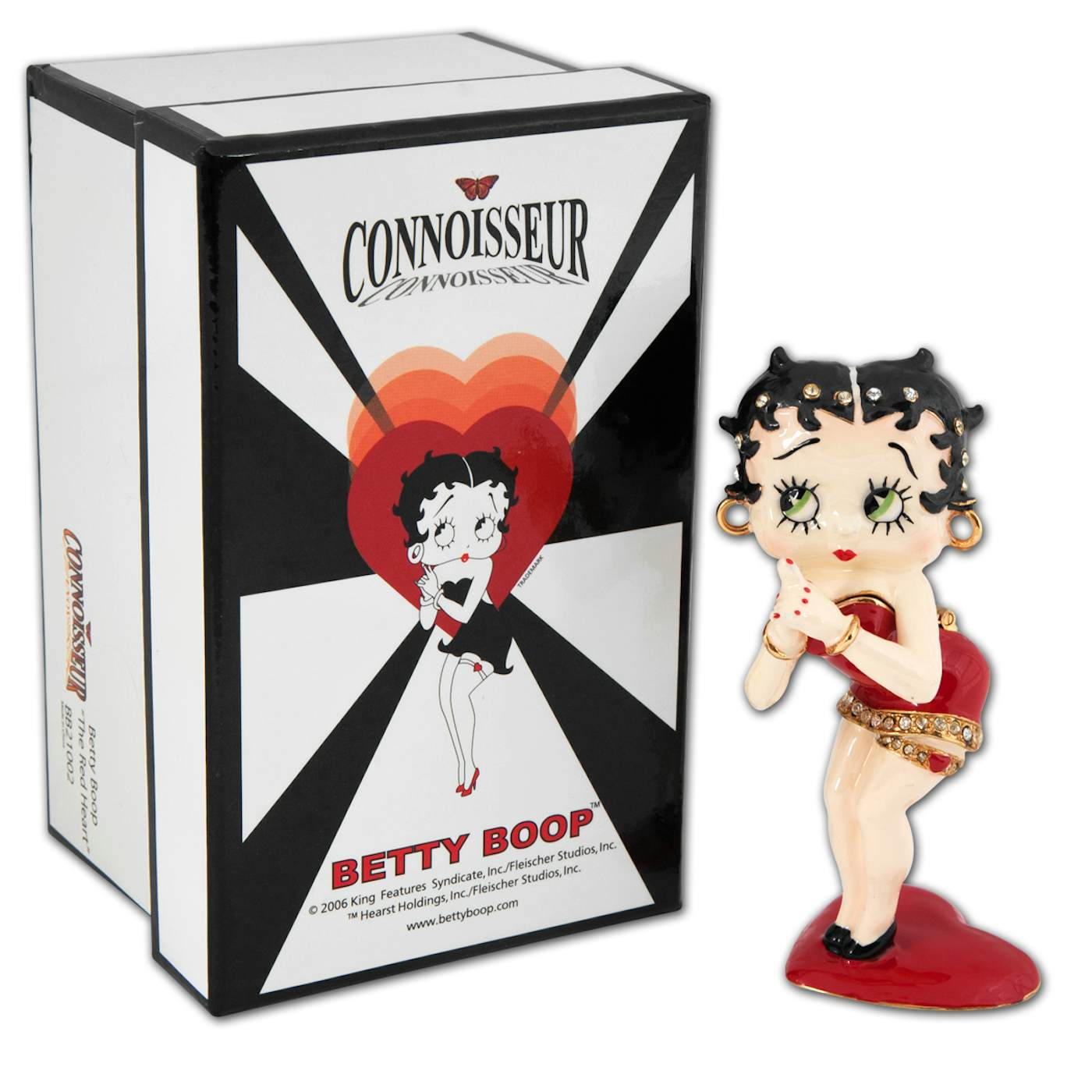 Betty Boop Red Heart Figurine & Keep Sake Box