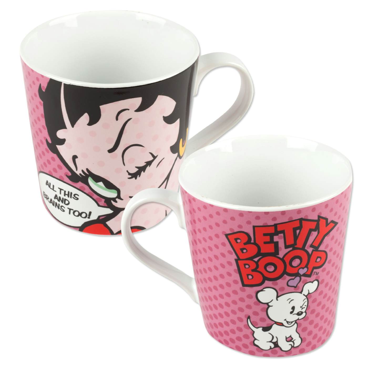 Betty Boop - All This and Brains Too 12 oz. Ceramic Mug