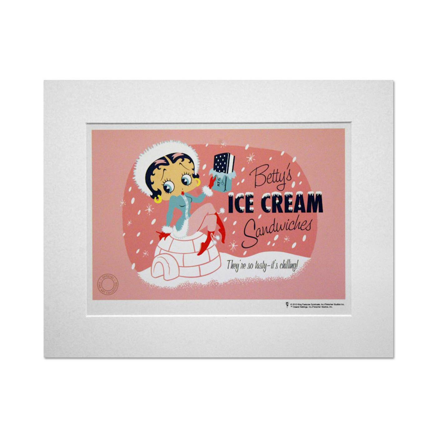 Betty Boop Ice Cream 14inch x 11inch Print