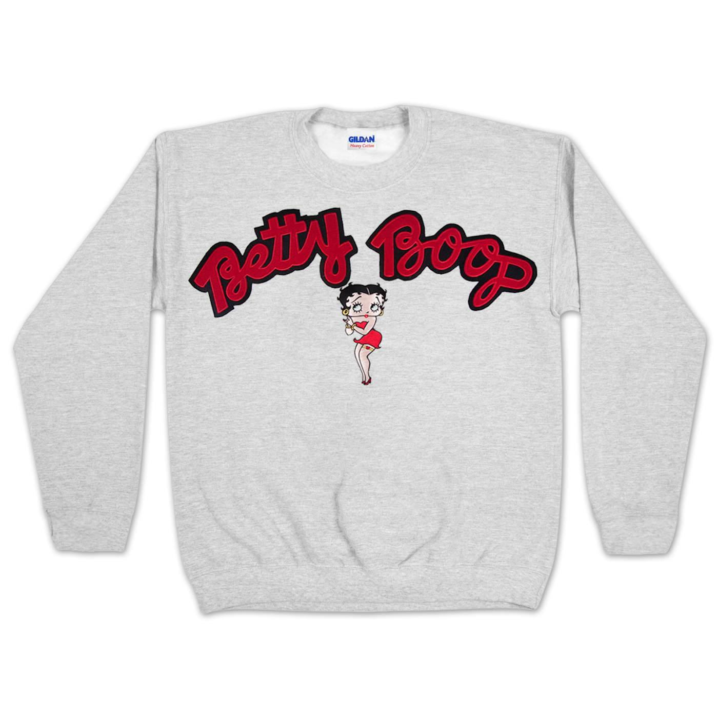 Betty Boop Classic Applique Sweatshirt