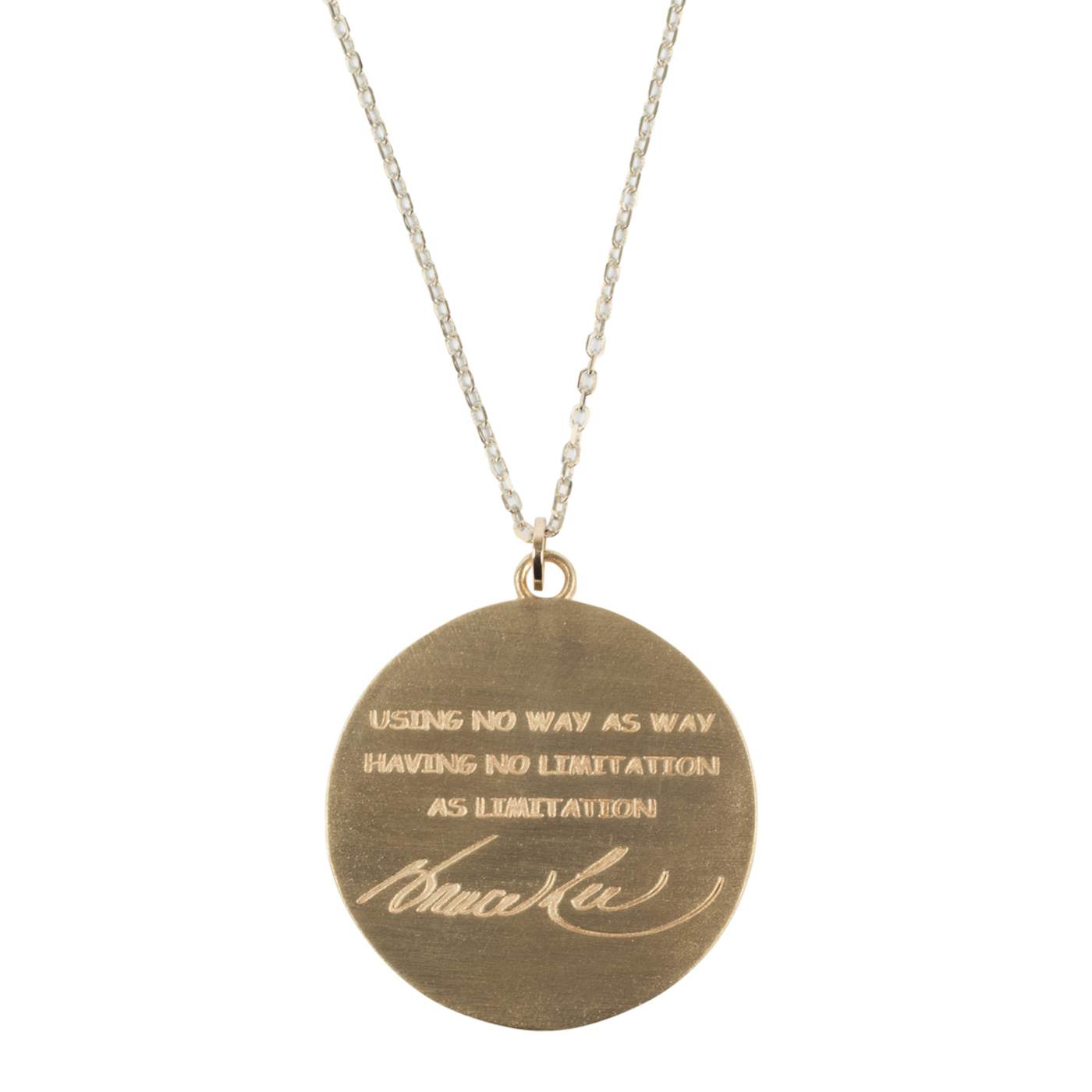 Bruce lee sale necklace medallion