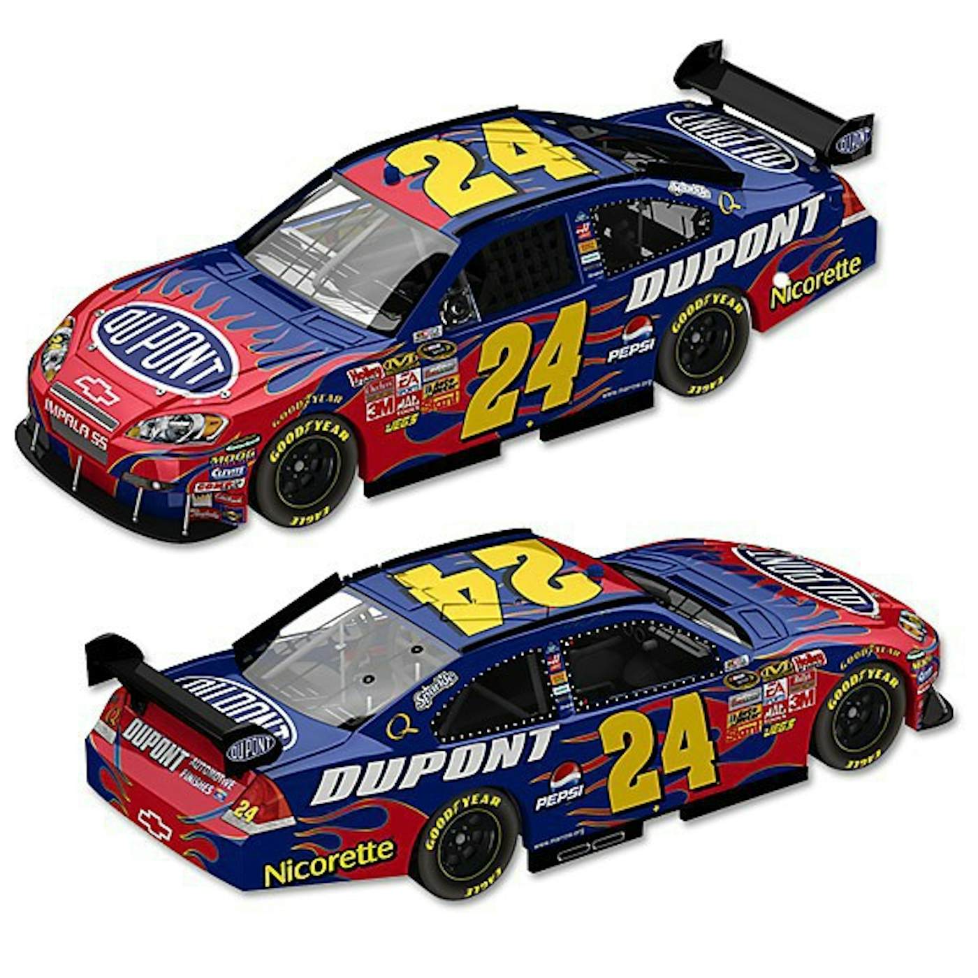 Jeff gordon rookie diecast car deals