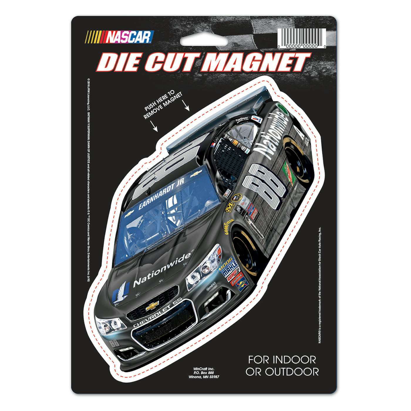 Hendrick Motorsports Dale Jr. #88 Batman 6.25" x 9" Die Cut Magnet