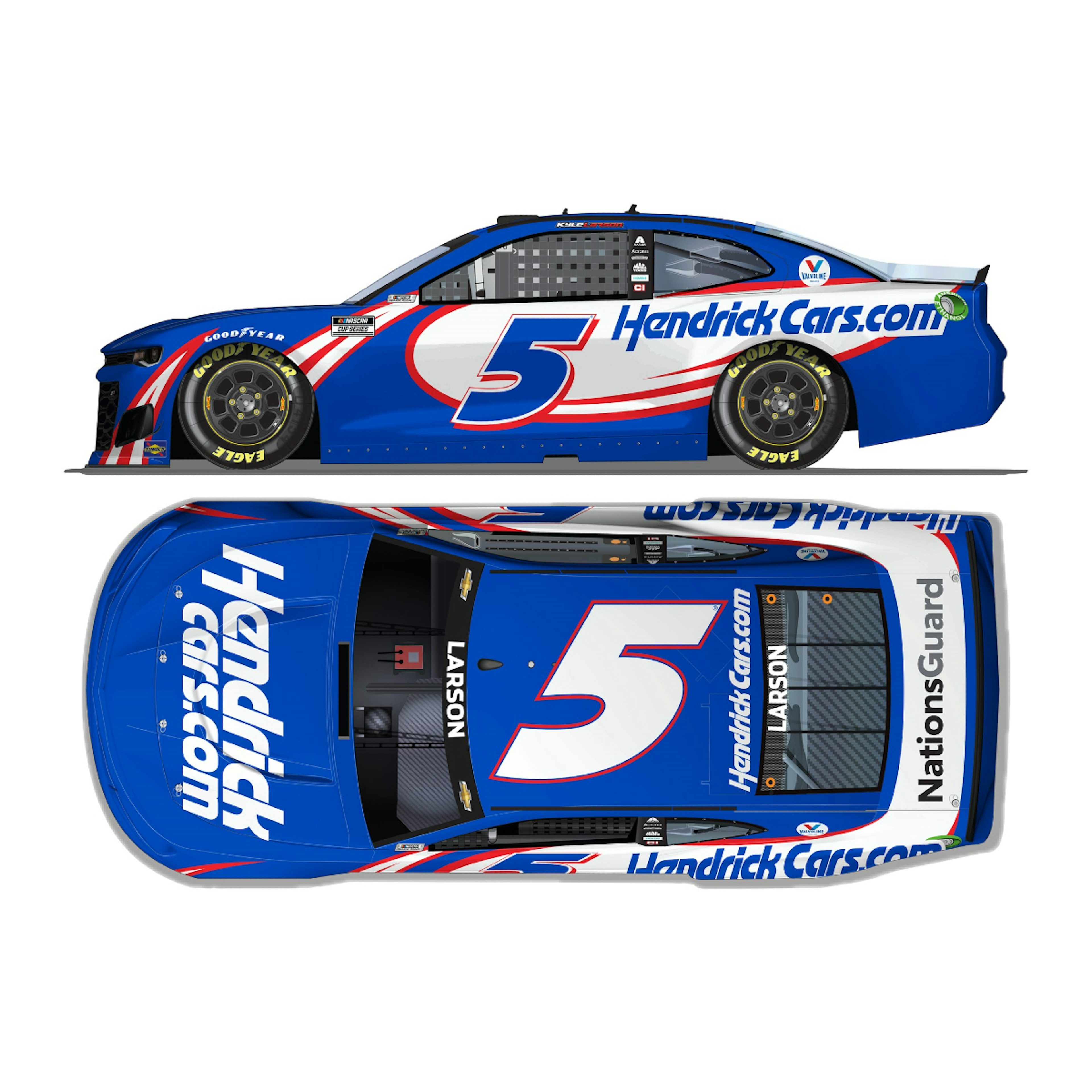 Hendrick Motorsports Kyle Larson #5 2021 Hendrickcars.com Chevrolet 1: 