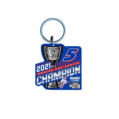 Hendrick Motorsports Kyle Larson 2021 NASCAR Champion Premium Acrylic Key Ring
