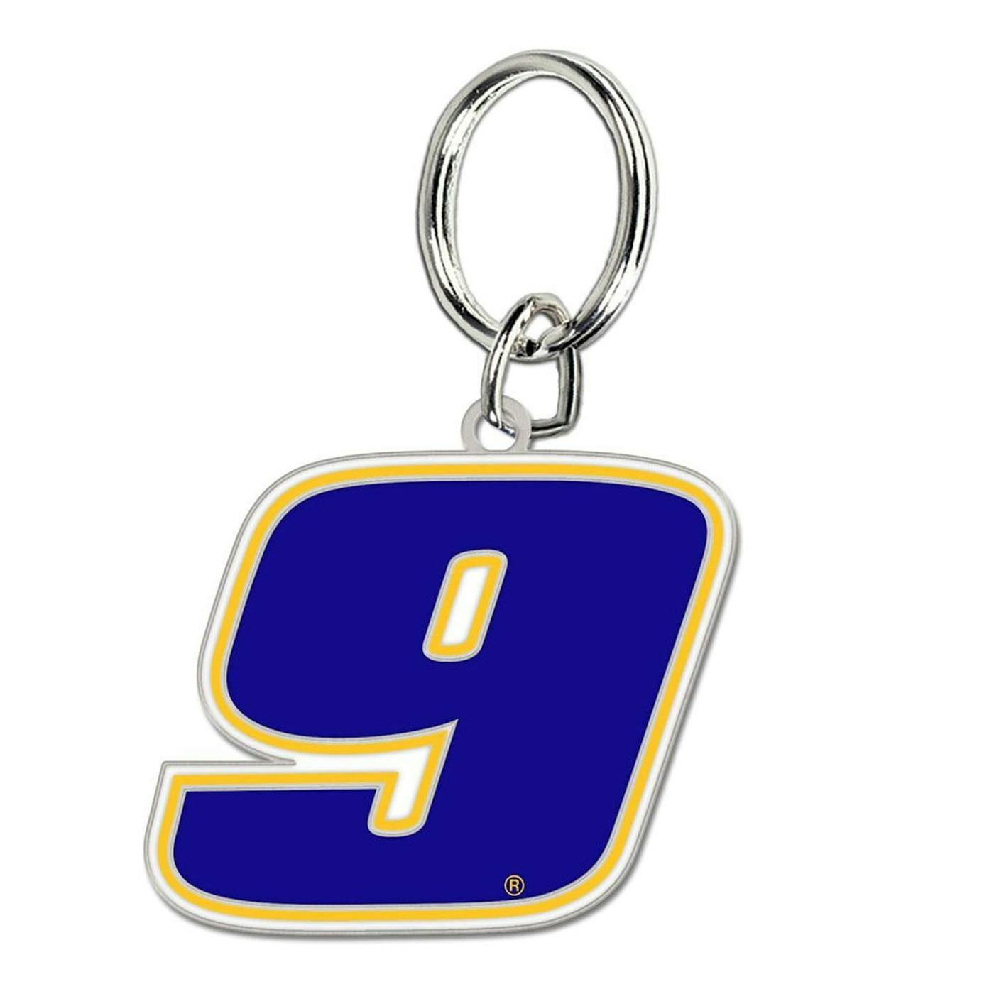 Hendrick Motorsports Chase Elliott #9 Cloisonné Key Ring