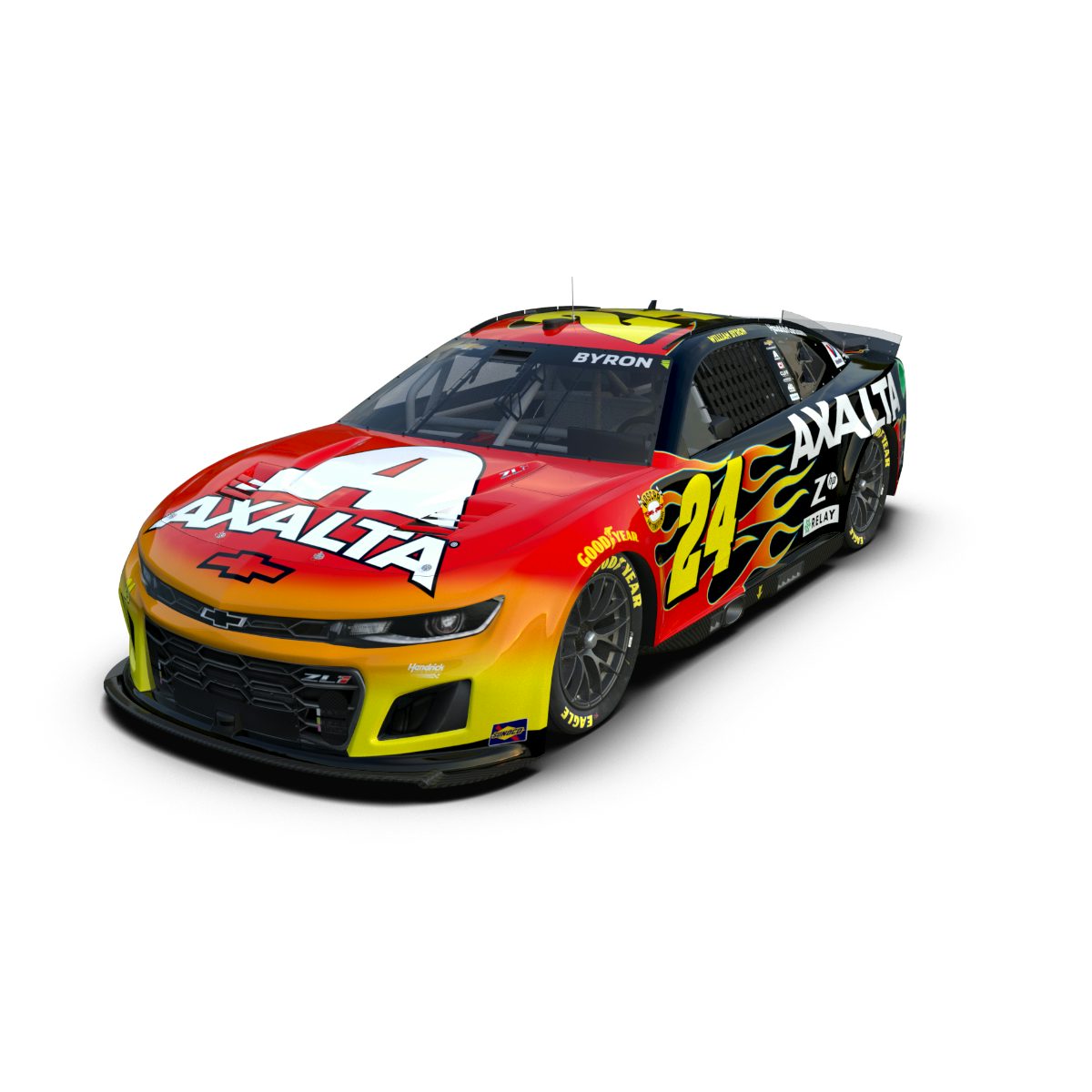William Byron 24 2024 AXALTA Darlington Throwback 124 Candy Finish DieCast Hendrick