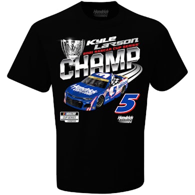 Hendrick Motorsports Kyle Larson 2021 NASCAR Official Championship T-shirt