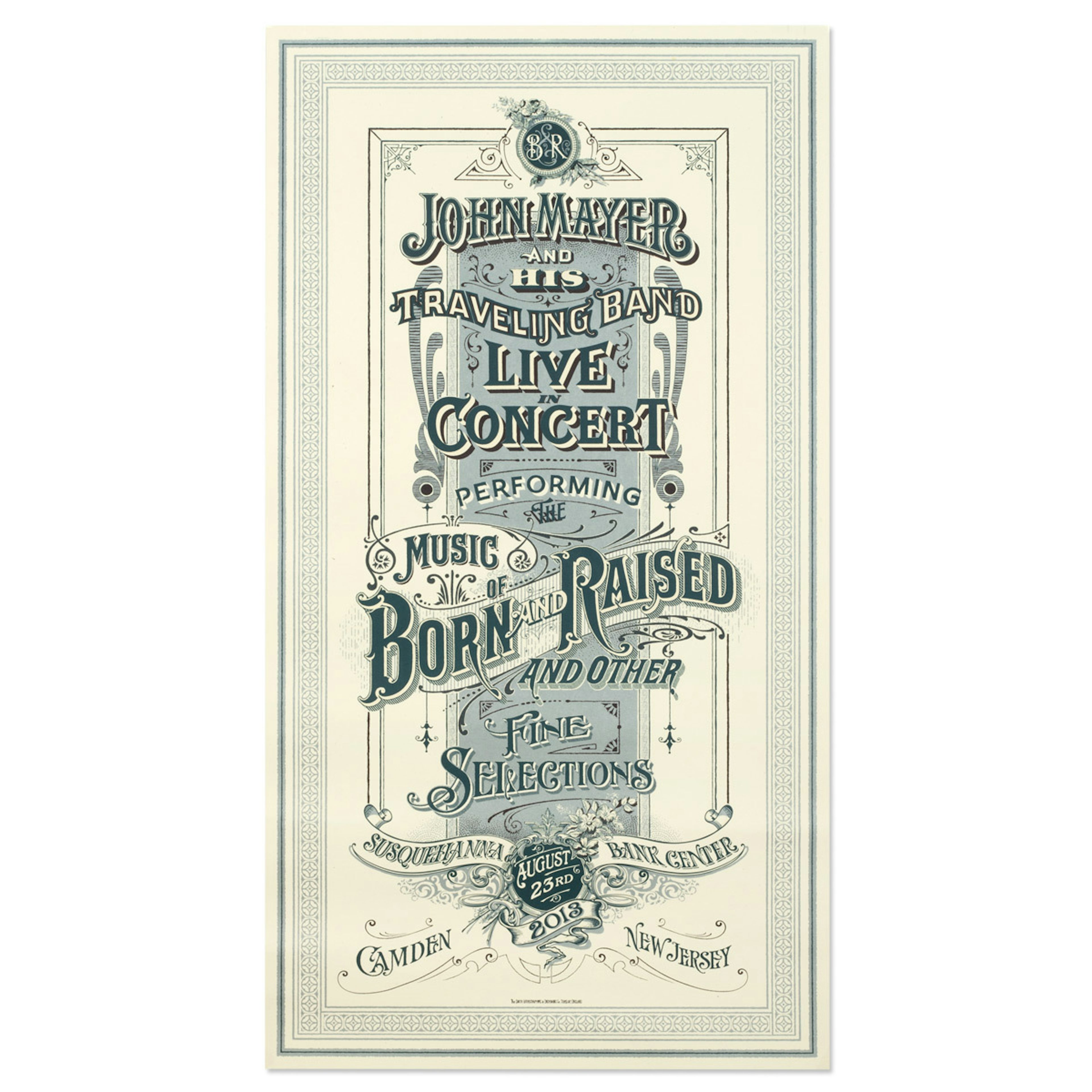 John Mayer Philadelphia Event Poster