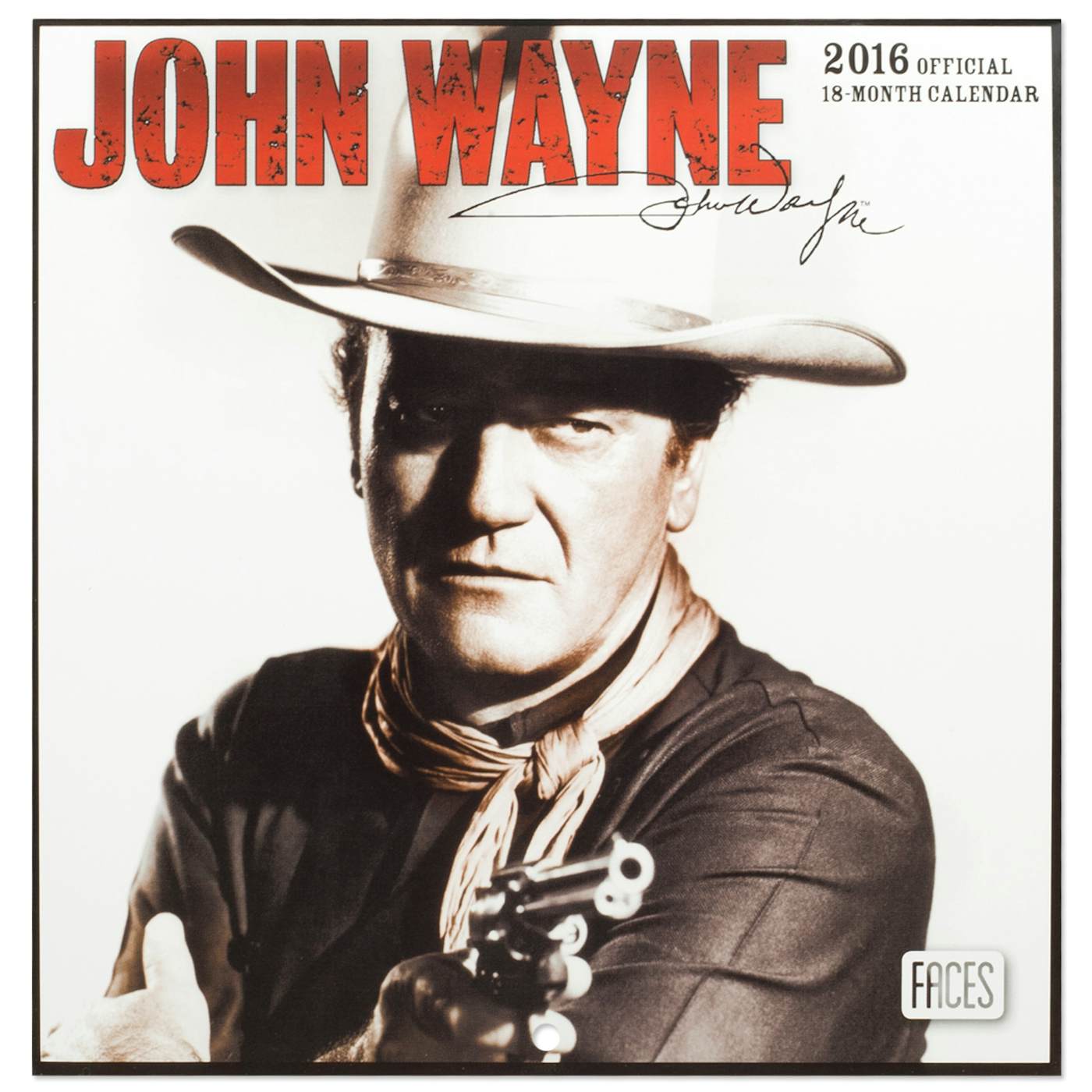 John Wayne 2016 Mini 7x7 Calendar