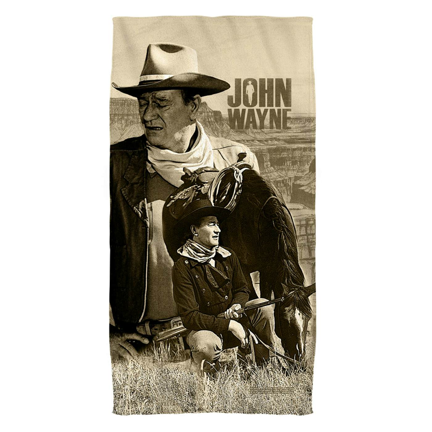 John Wayne Stoic Beach Towel