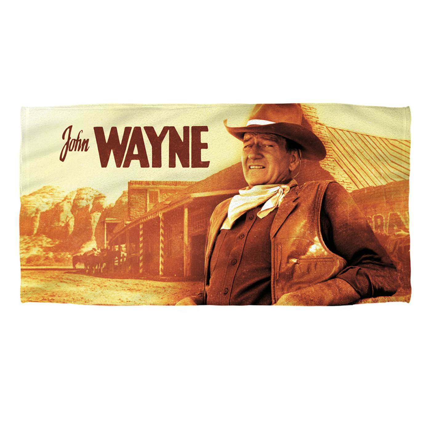 John Wayne Old West Beach Towel