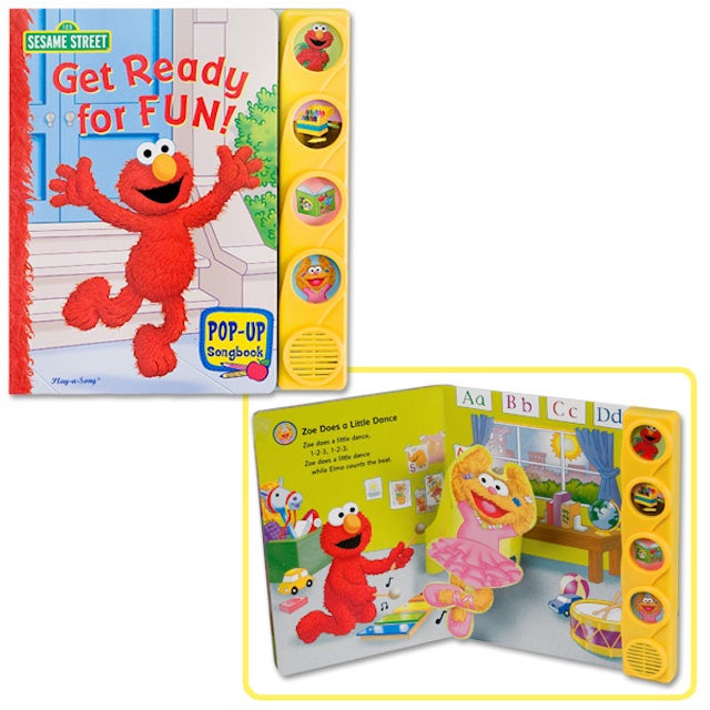 Sesame Street Get Ready For Fun Pop Up Song Book