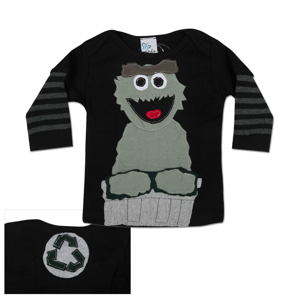 Sesame Street MORFS Happy Oscar Infant Sock Tshirt