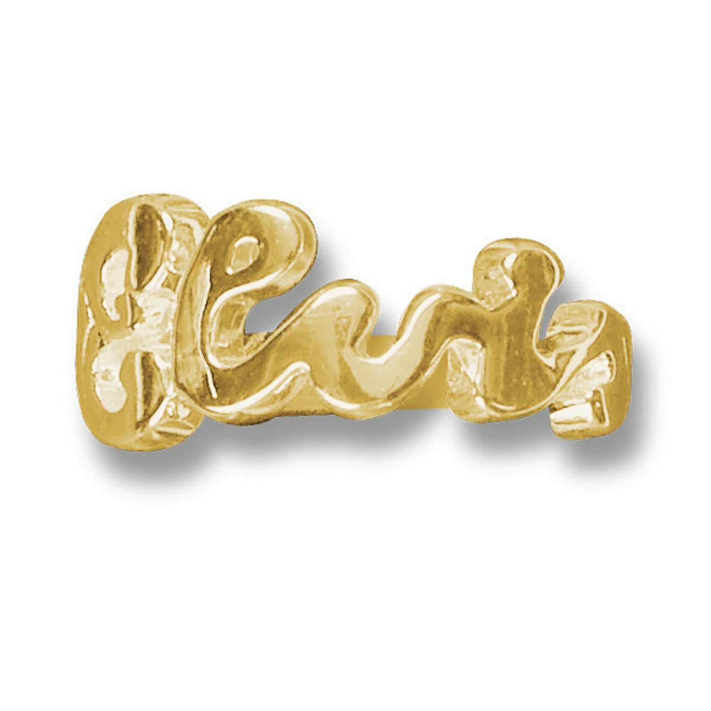 Elvis Presley 18kt Gold Plated Script Ring