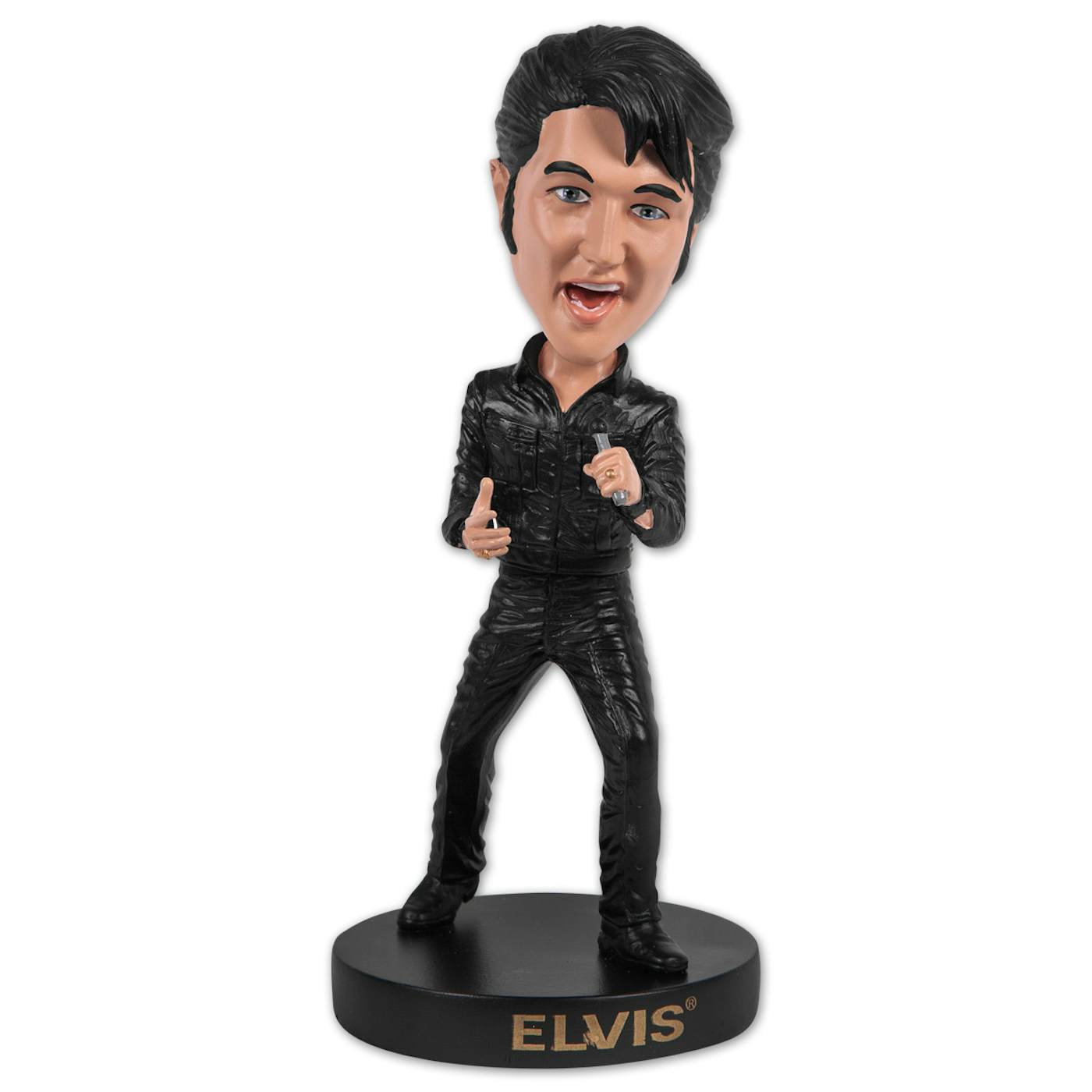 Elvis Presley Black Leather '68 Special Bobble Figurine