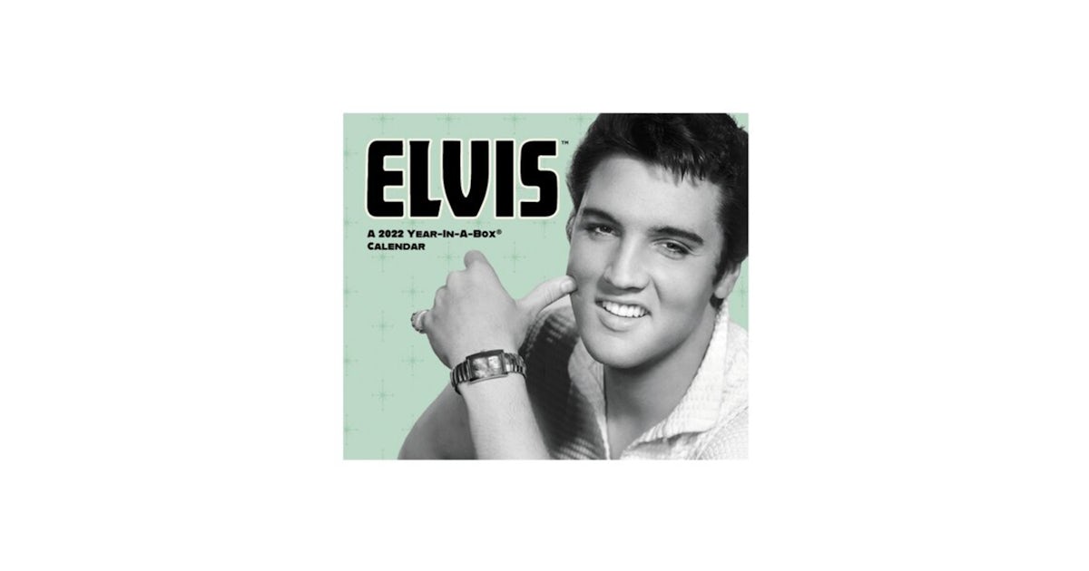 Elvis Presley 2022 YearInABox Calendar
