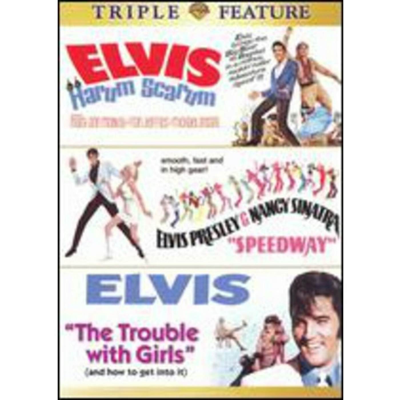 Elvis Presley Harum Scarum / Speedway / The Trouble With Girls (And How to Get Into It) DVD