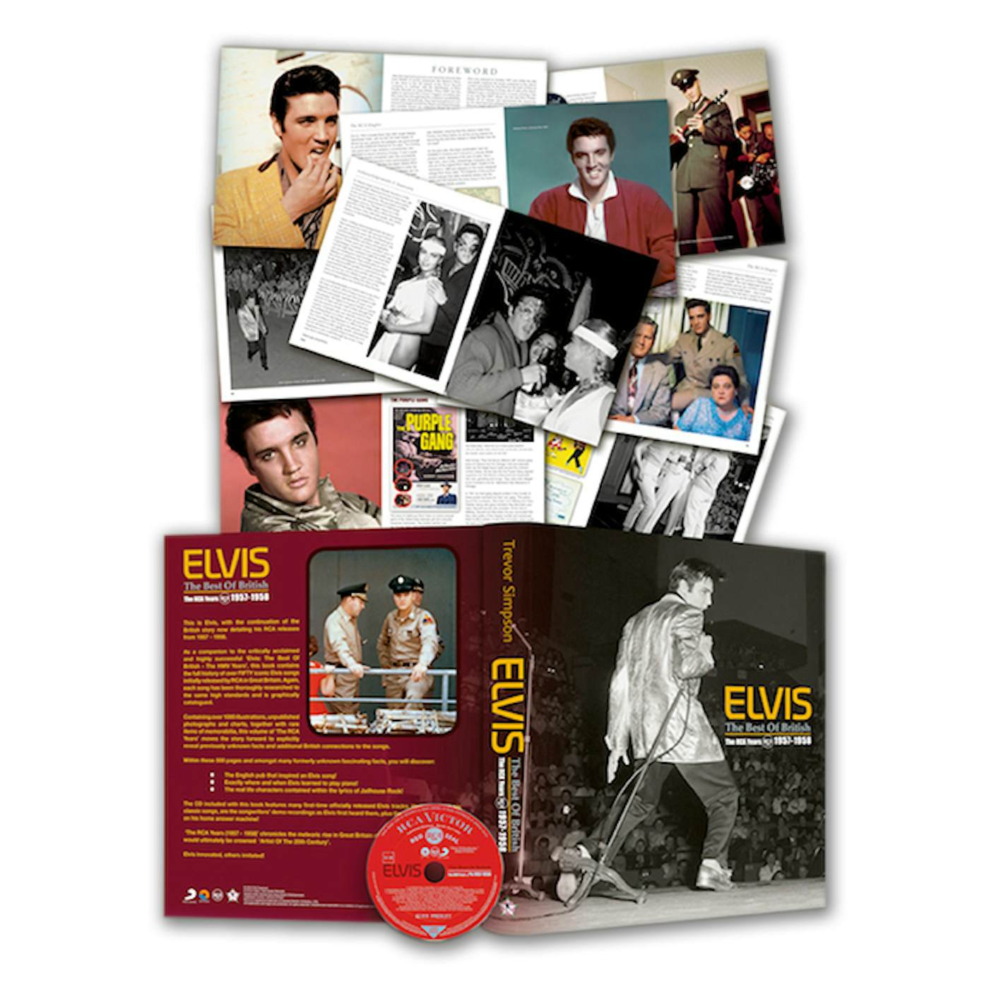 Elvis Presley Best of British RCA Years FTD Book/CD