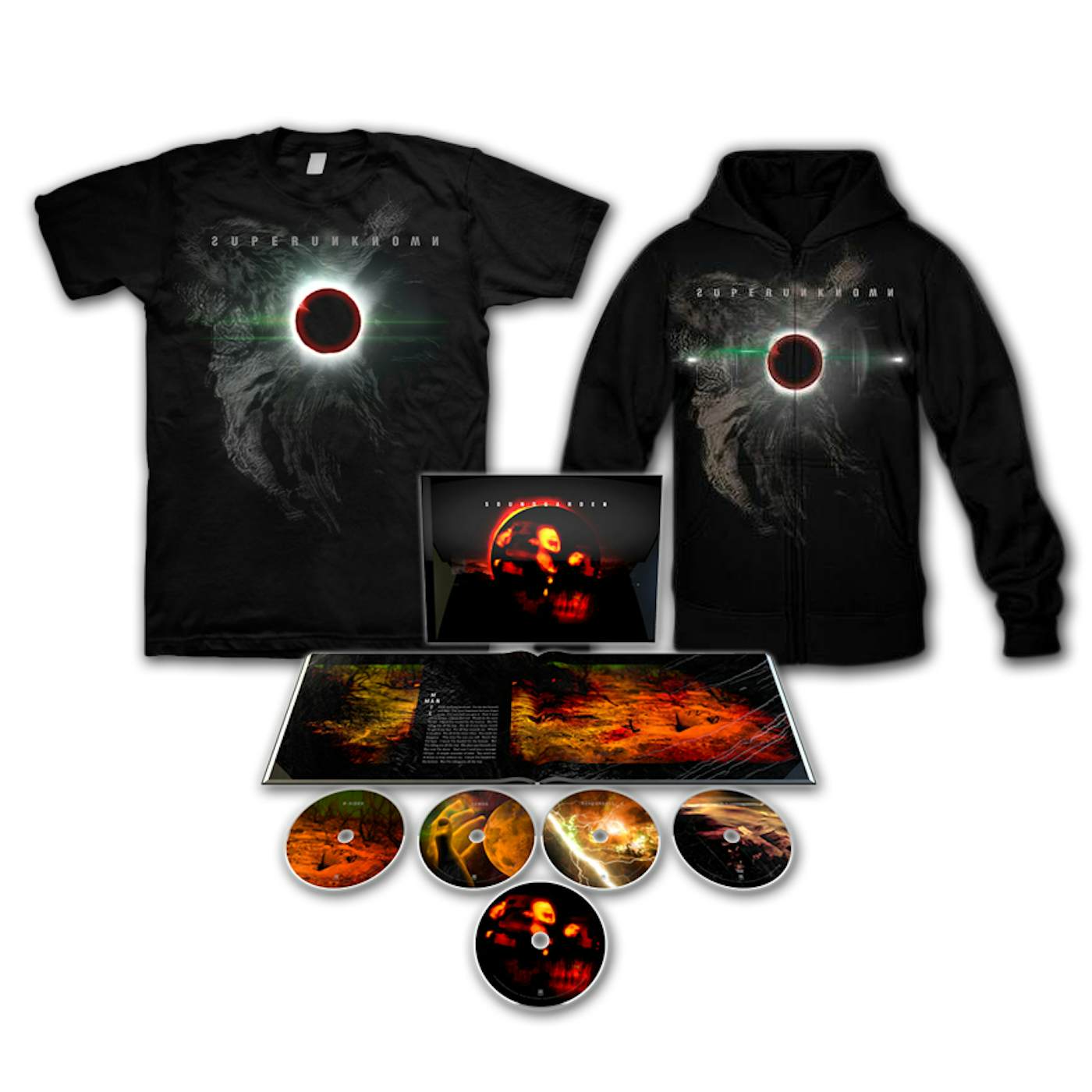 Soundgarden Superunknown Super Deluxe CD Set/T-Shirt/Hoodie Bundle