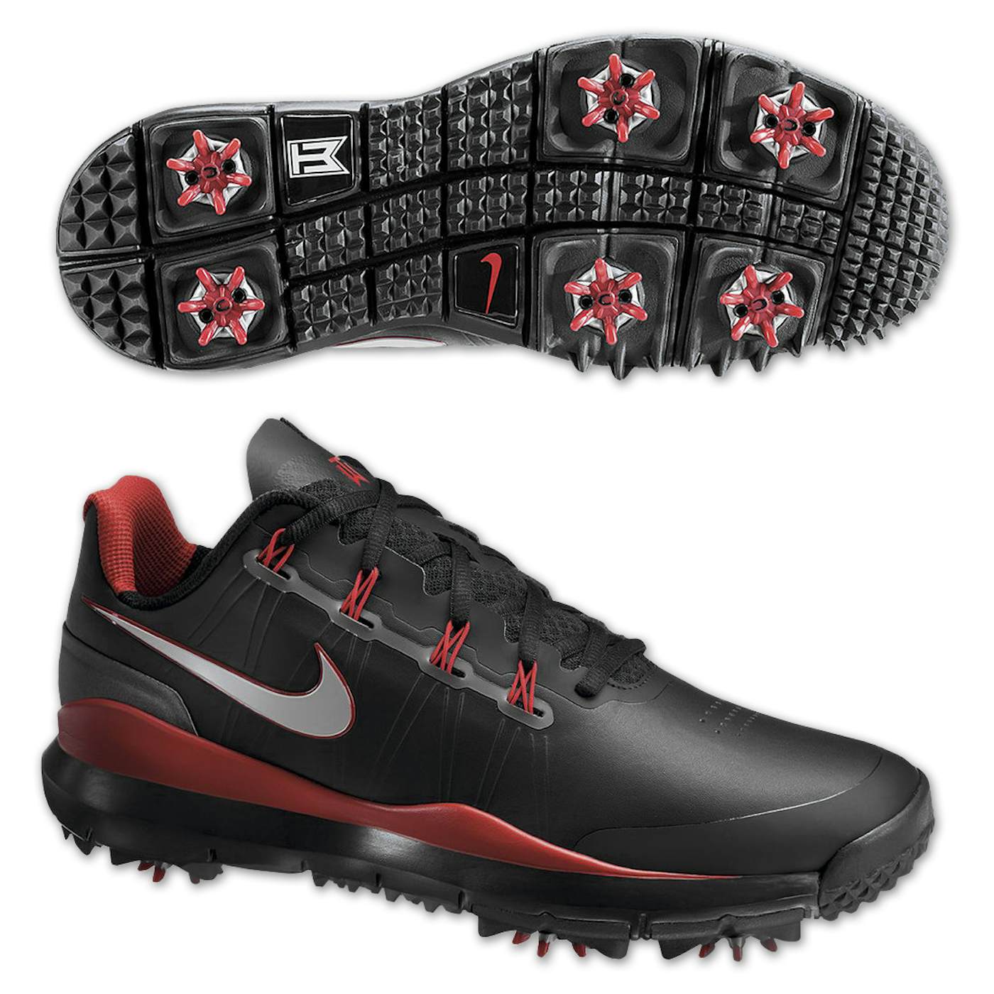 Tiger Woods 2014 Nike Golf Shoes: Black