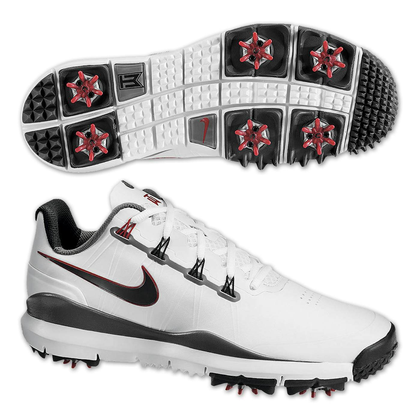 Tiger Woods 2014 Nike Golf Shoes: White