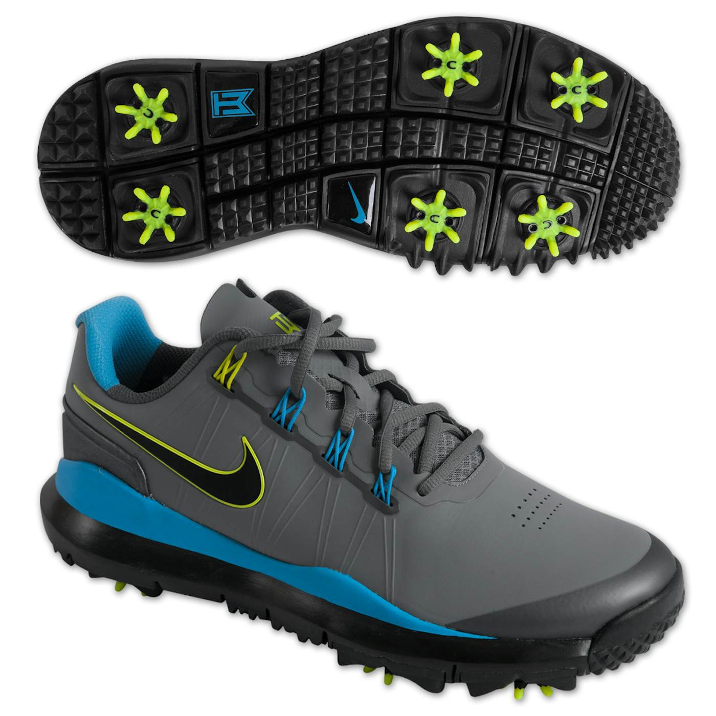 Tiger Woods 2014 Nike Golf Shoes: Grey