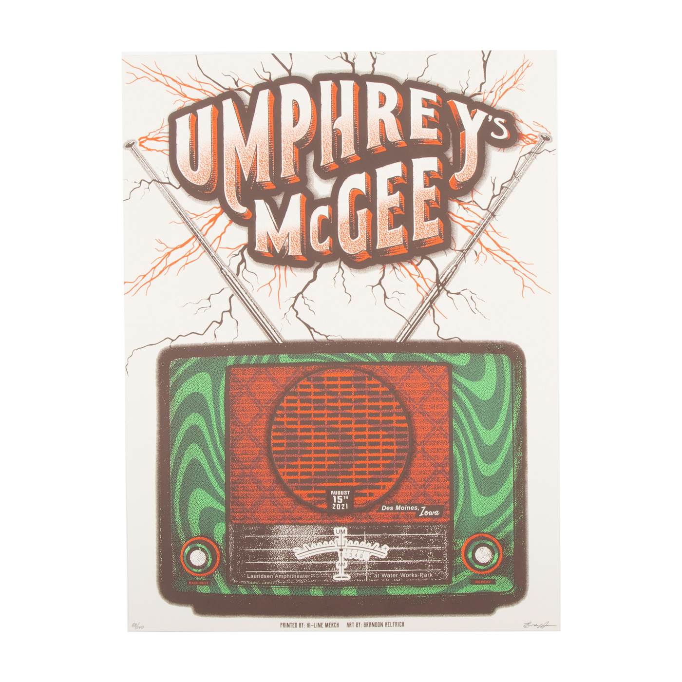 Umphrey's McGee Lauridsen Amphiteater 2021 by Brandon Helfrich