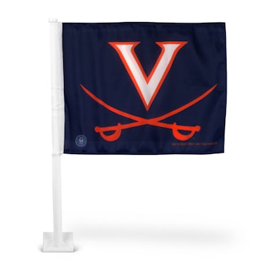 UVA Athletics University of Virginia Car Flag