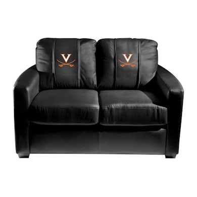 UVA Athletics Virginia Cavaliers Collegiate Silver Love Seat