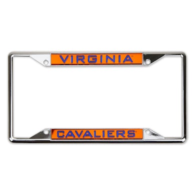UVA Athletics University of Virginia Inlaid Metal License Plate Frame