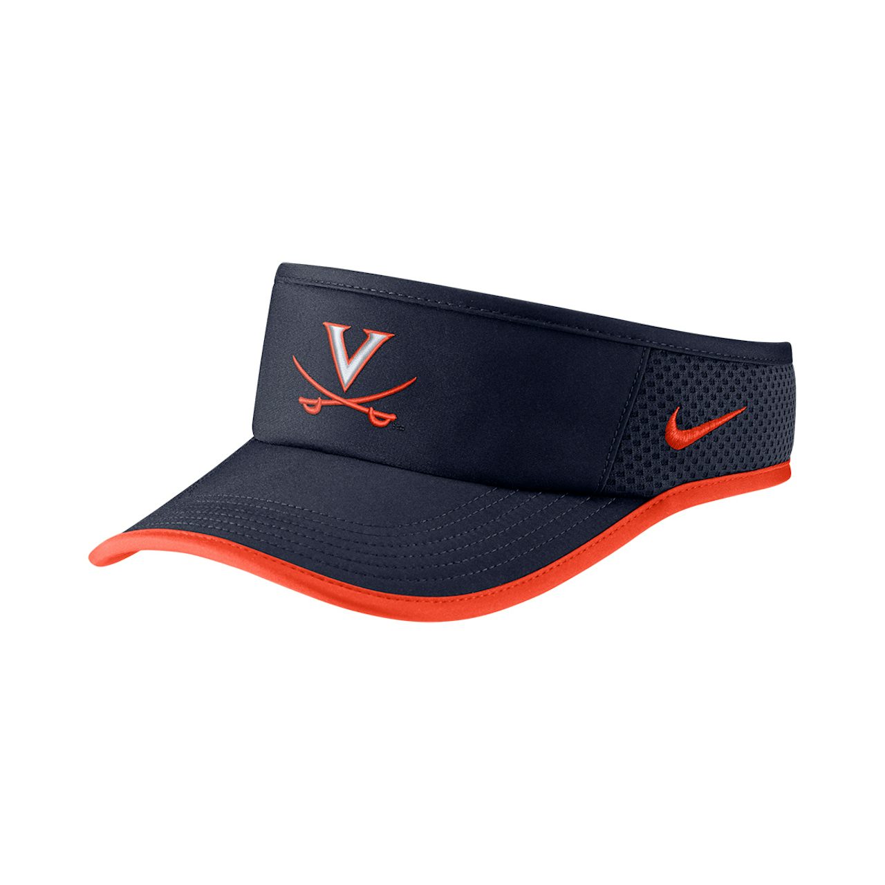 Uva Athletics University Of Virginia Nike Featherlight Dri Fit Visor