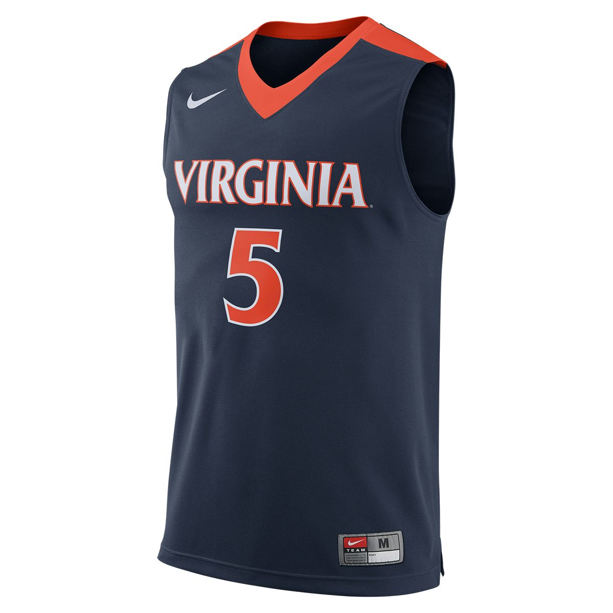 UVA Athletics University of Virginia 2019 Nike Navy Basketball Jersey
